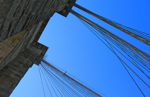 Brooklyn Bridge Cables by Zinetv