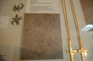 Pleiades and Regulus pin plus sketches at Planting Fields