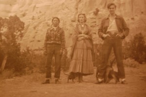 Millicent Rogers with friends in Taos