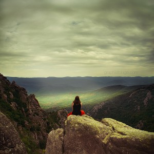 Solo Female Travel - Woman Sitting