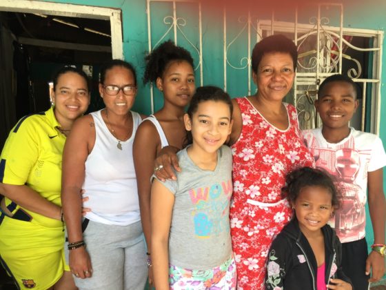 Petra's daughter Rosa and and family in old Peace Corps barrio