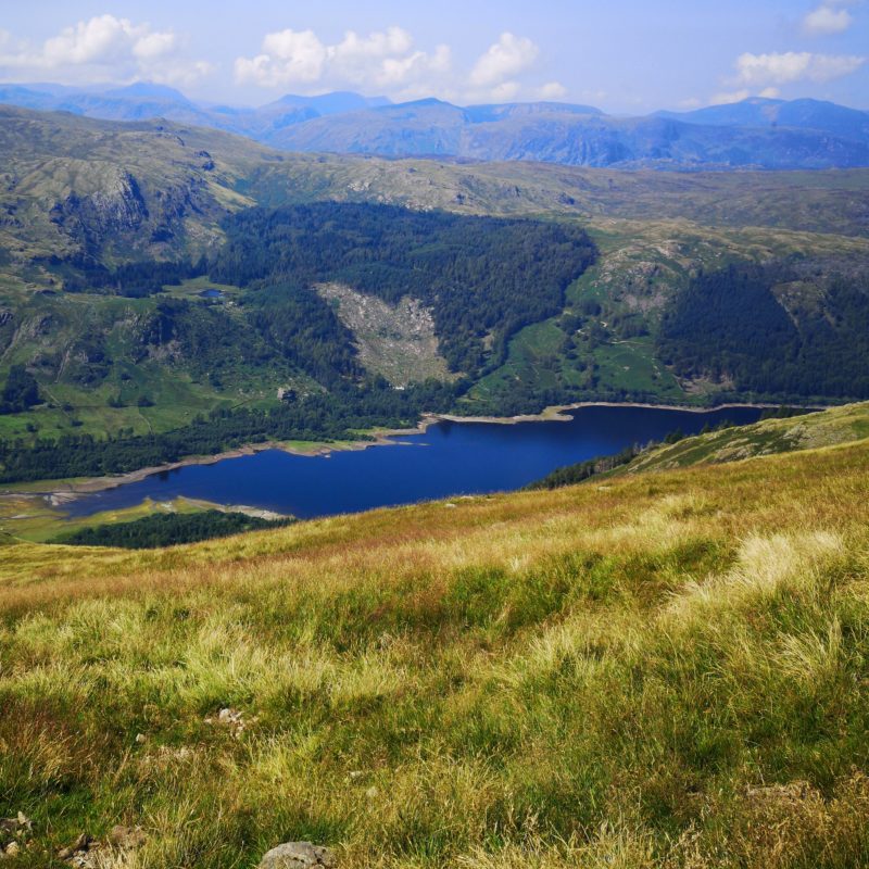 View from the summit at Helvellyn
