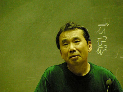 Murakami on stage