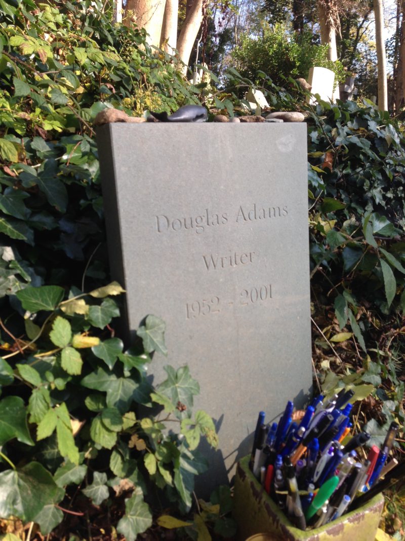 Douglas Adams' grave