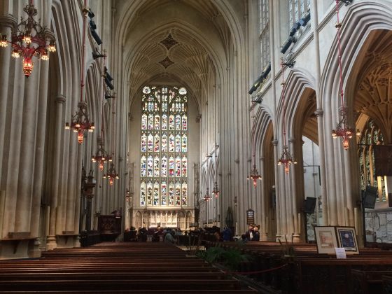 View of Bath Abbey Tower