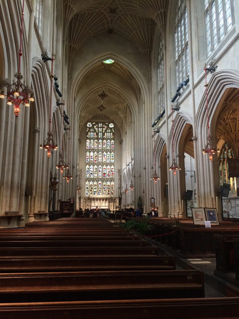 View of Bath Abbey Tower