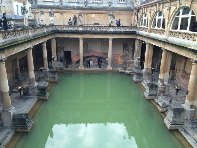 View from the Roman Roof at the Roman Baths