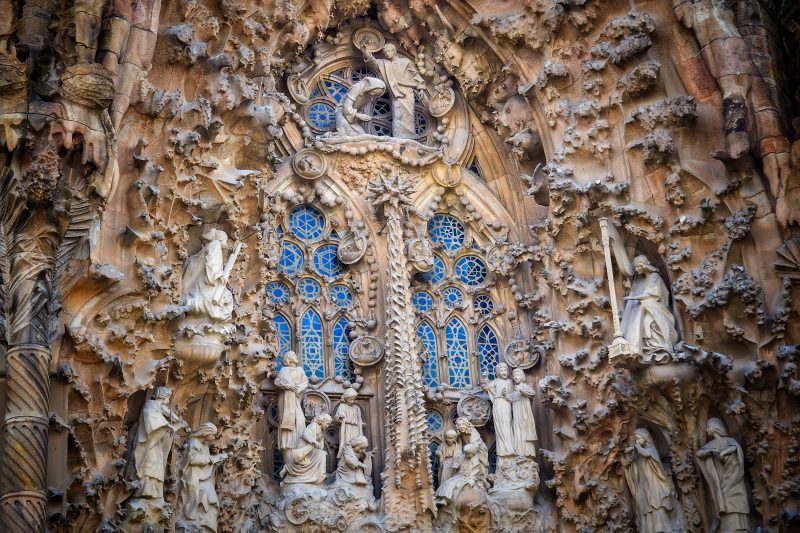 sagrada familia nativity facade