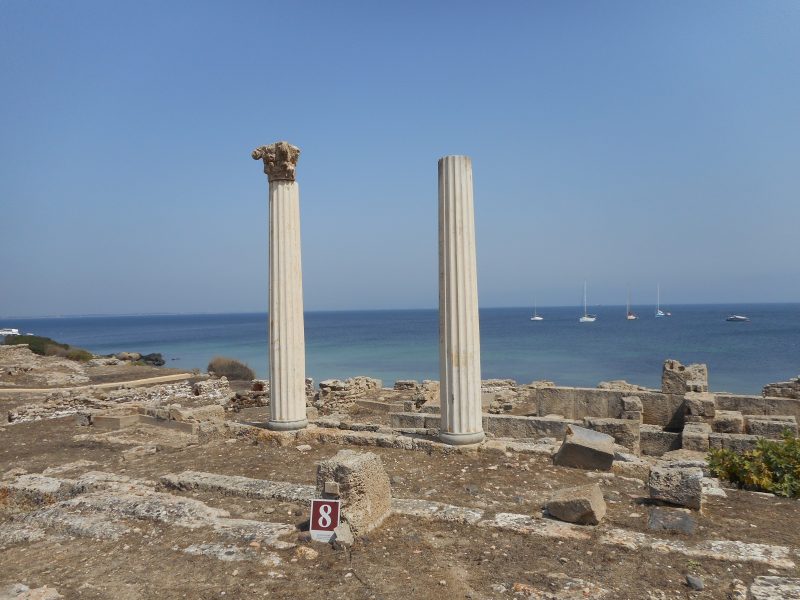 The Phoenician site of Tharros, near the town of Oristano