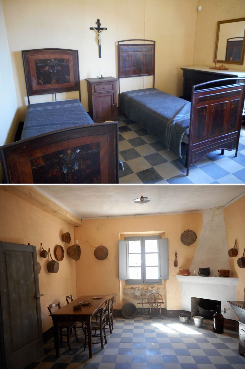 Restored miners’ homes in Montevecchio