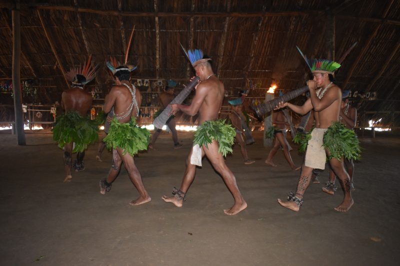  Traditional dance of indigenous people of the Amazon