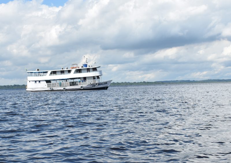  Riverboat on Amazon River