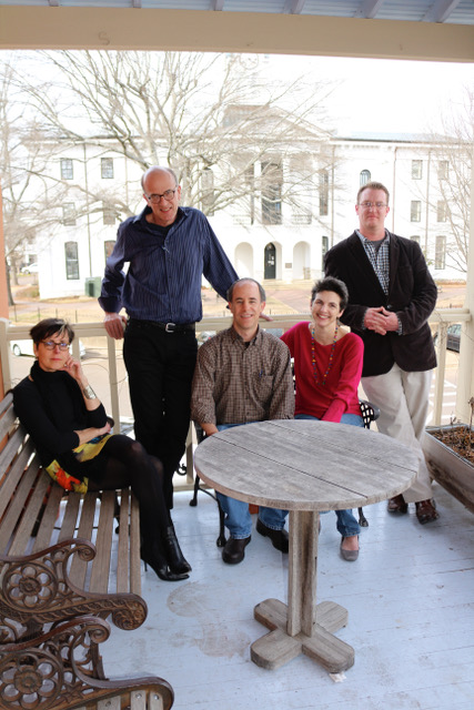 Square Books staff (l-r) Lisa Howorth, Richard Howorth, Cody Morrison, Lyn Roberts, Slade Lewis (photo: ©Maude Clay)
