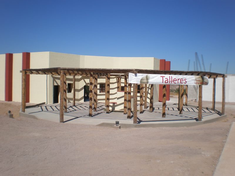 One of the classrooms of the Huachinera Cultural Center in Sonora, Mexico