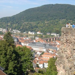 View of Heidelberg’s most famous bridge