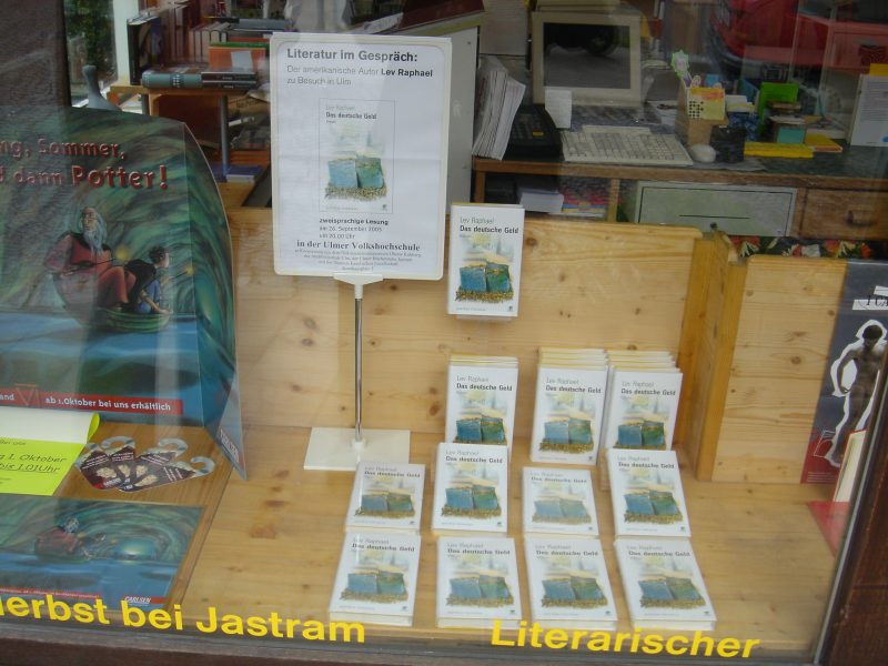 Bookstore window in Ulm