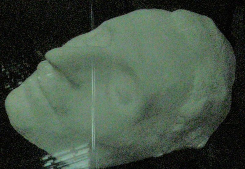 Replica of Gogol's death mask at the Nizhyn Museum