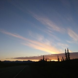 The Sunset in Alaska