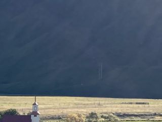 Backlit Mountain