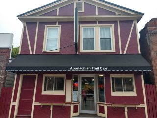 Exterior of Appalachian Trail Cafe. Photo by: Curis Mann, July 2020