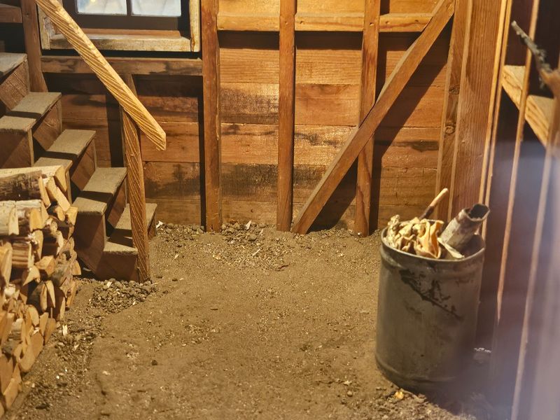 Nutshell Study Sitting Room and Woodshed